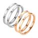 Korean Version Niche Titanium Steel Studded Diamond For Women, Versatile And Fashionable, Fadeless Rose Gold Tail Ring,_ipsvogv.com
