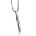 Simple spiral pendant Personalized stainless steel titanium necklace Creative punk men's pendant_ipsvogv.com