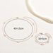 Plum blossom design bracelet rose gold long necklace Korean version niche jewelry set_ipsvogv.com