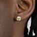 Men And Women's Jewelry Rock Sugar Earrings S925 Silver Plated Full Diamond Hip Hop Street American Diamond Earrings Trendy High End Single_ipsvogv.com