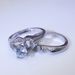 creative Heart-shaped Simulation For Women's Fashion Engagement Ring Set_ipsvogv.com