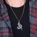 Pendant Necklaces Creative Elegant Punk Cuban Chain Street Titanium Steel Dragon Neck Jewelry Man Necklace Korean_ipsvogv.com