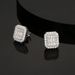 Men’s Jewelry Set Fashion Full Diamond Men's Hip Hop Earrings Micro Inlaid Zircon Trendy Geometric Earrings Hot Selling Ear Jewelry_ipsvogv.com