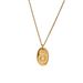 Spot INS Real Gold Electroplated Titanium Steel Fashionable Retro Baroque Conch Pearl Necklace_ipsvogv.com