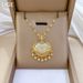 Steel 【 Titanium 】 Tassel Auspicious Lock Light Luxury Temperament Gorgeous Full Diamond Necklace Women's Versatile 【 】_ipsvogv.com