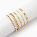 Women's retro trend snake bone chain diamond bracelet female hip-hop punk style metal smooth bracelet_ipsvogv.com