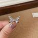 Micro Inlaid Zircon Star Love Butterfly Open For Women, Light Luxury, High-end, Sweet And Cool, Spicy Girl, Layered Ring_ipsvogv.com