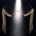 Popular Face Accessories Music Festival Dance Fringed Glasses Frame Water Drop Rhinestone Accessories Frame_ipsvogv.com