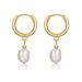 Women’s Jewelry Set Fashion Niche Design Freshwater Pearl Earrings Earrings Light Luxury Pendant Copper Plated Real Gold Earrings Wedding Earrings_ipsvogv.com
