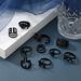 Handicrafts With Exaggerated Personality, Butterfly, Rabbit, Mushroom, Snake Opening, 10 Piece Set Of Electrophoretic_ipsvogv.com
