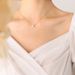 Women's Jewelry Romantic Trend Personality Clavicle Necklace Jewelry Inlaid Single Diamond Zircon Necklace Couple Model Niche Design Jewelry_ipsvogv.com