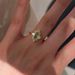 Night Star Eyes "Sparkle Light Blue Zircon Clear Cool, Small And Exquisite Heavy Industry High Beauty Index Finger Ring_ipsvogv.com