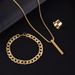 Jewelry Sets cross jewelry chain ring bracelet necklace 3 sets_ipsvogv.com