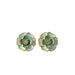 Popular Jewelry Cat's Eye Stone Oil Drop Color Flower Necklace Female Fashion Snake Bone Chain Gold Plated Stainless Steel Necklace_ipsvogv.com