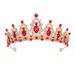 Noble Black Gemstone Diamond Bridal Headdress Alloy Crown Wedding Headdress Hair Accessories Banquet Evening Hair Crown_ipsvogv.com
