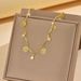 Minimalist Diamond Pendant Necklace - Simple Plated Clavicle Chain For Women_ipsvogv.com
