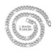 New Necklace Creative Fashion Double Row Diamond Alloy 10mm Hip-Hop Jewelry_ipsvogv.com