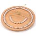 Of Love Pink And White Peanuts Natural Freshwater Pearl Bracelet Necklace Set Female_ipsvogv.com