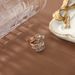 Hot Selling Handmade Jewelry With Exaggerated Personality, Gold Dot Diamond Cross Layered Large Ring_ipsvogv.com