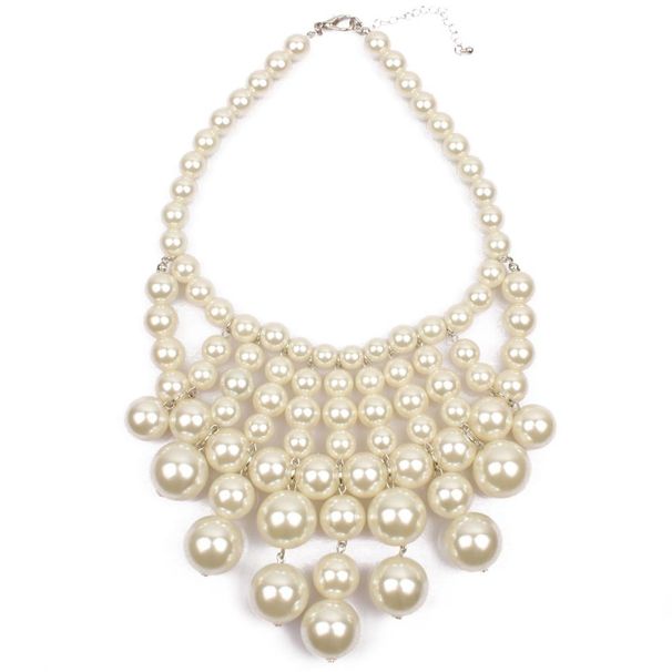 Exaggerated Temperament Star Money Jewelry Simple Atmosphere Pearl Clavicle Necklace_ipsvogv.com