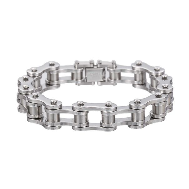 Punk Jewelry Titanium Steel Men's Bracelet Rolling Bicycle Bracelet Stainless Steel Motorcycle Chain Non Fading Bracelet_ipsvogv.com