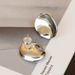 French niche design heavy polished round earrings female ins cold style earrings trend Korean version minimalist_ipsvogv.com