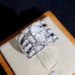 Cao Shi's High End Three Fashion Set Luxury Horse Eye Zircon Ring_ipsvogv.com