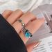 Japanese And Korean Irregular Heavy Industry Female Fashion Personality, Open Mouth Geometric Hip-hop, Ins Index Finger_ipsvogv.com