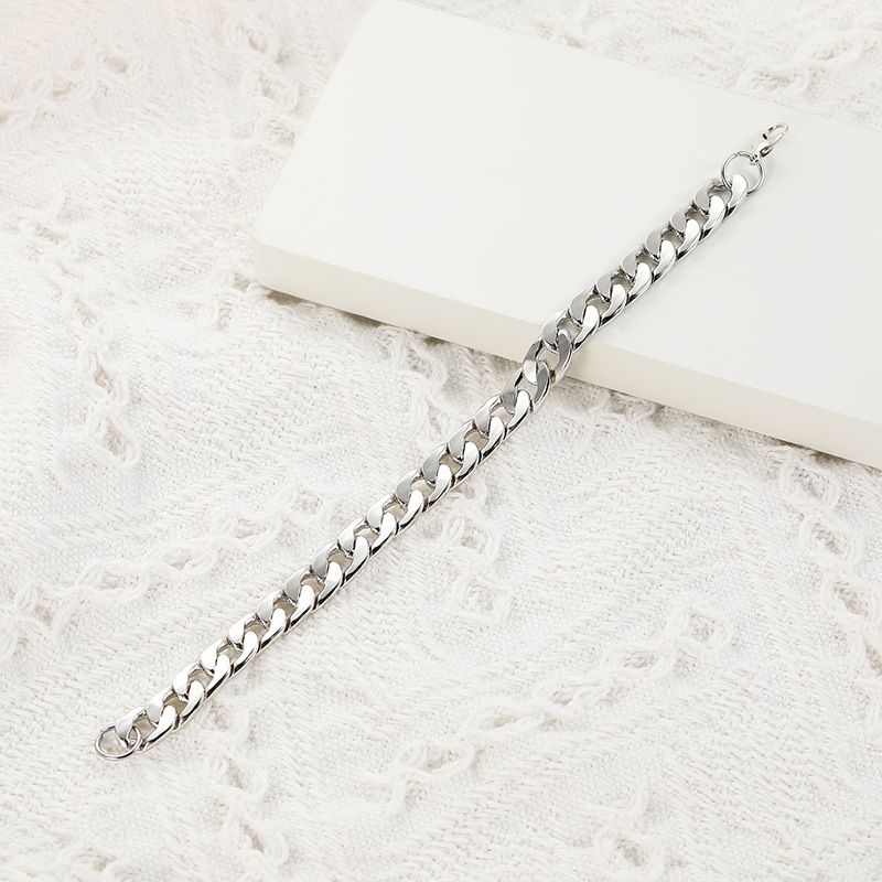 Hot Selling Cuban Chain New Style Personality Hip Hop Fashion Versatile Titanium Steel Women's Bracelet_ipsvogv.com