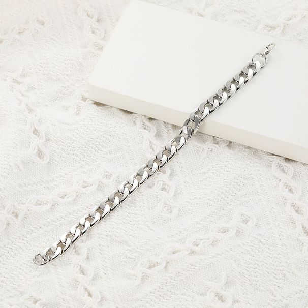 Hot Selling Cuban Chain New Style Personality Hip Hop Fashion Versatile Titanium Steel Women's Bracelet_ipsvogv.com