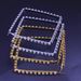 popular Diamond Square earrings INS hot with simple large diamond shiny earring earring_ipsvogv.com