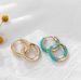 Unisex Simple Small Earrings Temperament Ear Clips Personality Ear Bone Earrings Turquoise Ear Clips Earrings Trendy Jewelry_ipsvogv.com