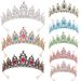 Noble Black Gemstone Diamond Bridal Headdress Alloy Crown Wedding Headdress Hair Accessories Banquet Evening Hair Crown_ipsvogv.com