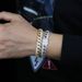 Men's Jewelry Hip Hop Cuban Chain 12mm Double Row Zircon Chain Cuban Chain Men's Hip Hop Bracelet_ipsvogv.com