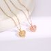Fashionable New Style, Flexible Love, Titanium Steel Necklace, Women's Light Luxury, Small and Small Bouncing Heart_ipsvogv.com