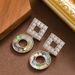 Fashionable Exquisite Diamond Inlaid Zircon Colorful Abalone Shell For Women With A Sense Of Luxury And Temperament,_ipsvogv.com
