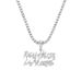Hip Hop Personality Full Double Letter Pendant for Men's Cool Bounce Diamonds Single Row Diamond Necklace Jewelry_ipsvogv.com