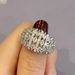 Cao Shi's Live Broadcast All Sky Star Full Of Zircon Bronze Jewelry Women's Light Luxury Ring_ipsvogv.com