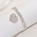 Unisex Hot Sale Trendy Beach Diamond Diamond Anklet Fashionable Rhinestone Heart Pendant Anklet_ipsvogv.com