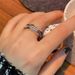 【 33000 People's Collection 】 Zircon Hexagonal Geometric Ring For Women's Fashion Personality, New Ins Design, Open_ipsvogv.com