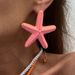 Ocean Style Alloy Starfish Studs Exaggerated Geometric Summer Beach Fashion Earrings_ipsvogv.com
