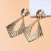 Unisex Niche Earrings Alloy Hollow Oblique Four Sided Long Earrings Simple Earrings_ipsvogv.com
