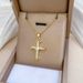 【 】 Cross Light Luxury Charm Gorgeous Full Diamond Necklace Women's Versatile Clavicle Titanium Steel Chain_ipsvogv.com