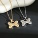 Diamond Studded Cute Letter Bone Titanium Steel For Female Internet Celebrity Hip-hop Versatile Collarbone Chain_ipsvogv.com