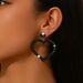 Women’s Jewelry Set Fashion Exaggerated Bridal Wedding Earrings Popular Ladies Diamond Long EarringsSilver Tassel Earrings_ipsvogv.com