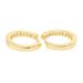 Women's Jewelry Gold Plated Sparkling Hug Earrings Fashionable Niche Design Circle High End Earrings_ipsvogv.com