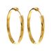 S925 Sterling Silver Niche Design Big Ear Ring Cut Face Ear Buckle Fashionable Style Distinctive Blogger Earrings Earrings_ipsvogv.com