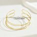 Ins minimalist niche Japanese Korean style women's versatile, multi-layered and high-end design, arm ring, geometric_ipsvogv.com
