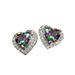 New earrings are versatile, simple and exquisite. Women's lovely earrings are set with heart-shaped Zircon Earrings_ipsvogv.com