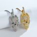 Trendy brand hiphop men's necklace skull pendant twist chain long trendy single row chain punk sweater chain pendant_ipsvogv.com